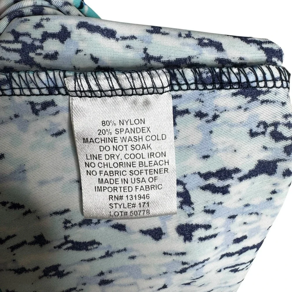 Jude Connally‎ Megan Dress Women's Sz. XS Cobalt Blue White Side Cinch USA